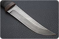 Нож Н5 Лесник микропористая резина, черный дамаск, текстолит : фото 4