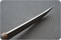 Нож Н5 Лесник микропористая резина, черный дамаск, текстолит : фото 7