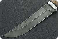 Нож Н5 Лесник береста, черный дамаск, алюминий : фото 3