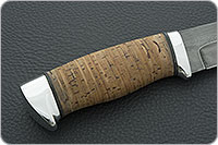 Нож Н5 Лесник береста, черный дамаск, алюминий : фото 5