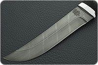 Нож Н5 Лесник микропористая резина, черный дамаск, алюминий : фото 3