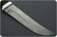 Нож Н5 Лесник микропористая резина, черный дамаск, алюминий : фото 4