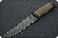 Нож Н5 Лесник орех, черный дамаск, текстолит : фото 2