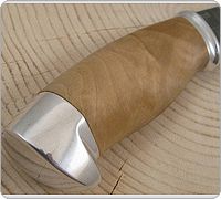 Нож Н5 Лесник орех, нержавеющий дамаск, алюминий : фото 3