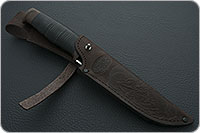 Нож Н5 Лесник наборная кожа, эи-107, текстолит : фото 9