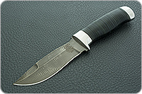 Н59 Леший наборная кожа, черный дамаск, алюминий : фото 2