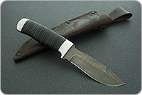 Н59 Леший наборная кожа, черный дамаск, алюминий : фото 9