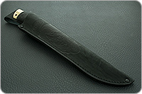 Нож Н2 Турецкий микропористая резина, черный дамаск, латунь  : фото 10