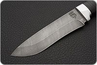 Нож Н6 Александр II наборная кожа, черный дамаск, алюминий : фото 3