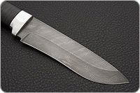 Нож Н6 Александр II наборная кожа, черный дамаск, алюминий : фото 4