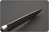 Нож Н6 Александр II наборная кожа, черный дамаск, алюминий : фото 7