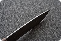 Нож Н6 Александр II наборная кожа, черный дамаск, текстолит : фото 7