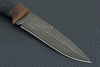 Нож Н9 Чикаго микропористая резина, черный дамаск, текстолит : фото 4