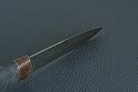 Нож Н9 Чикаго микропористая резина, черный дамаск, текстолит : фото 7