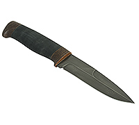 Нож Н9 Чикаго микропористая резина, черный дамаск, текстолит : фото 10