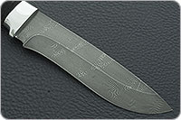 Нож Н6 Александр II микропористая резина, черный дамаск, алюминий : фото 4