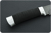 Нож Н6 Александр II микропористая резина, черный дамаск, алюминий : фото 5