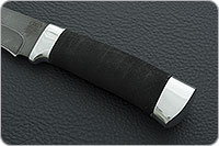 Нож Н6 Александр II микропористая резина, черный дамаск, алюминий : фото 6