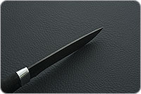 Нож Н6 Александр II микропористая резина, черный дамаск, алюминий : фото 7