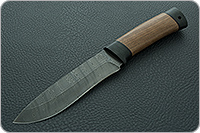 Нож Н6 Александр II орех, черный дамаск, текстолит : фото 2