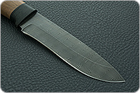 Нож Н6 Александр II орех, черный дамаск, текстолит : фото 4