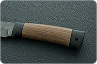 Нож Н6 Александр II орех, черный дамаск, текстолит : фото 6