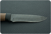 Нож Н6 Александр II орех, черный дамаск, текстолит : фото 7