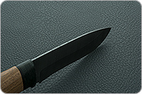 Нож Н6 Александр II орех, черный дамаск, текстолит : фото 8