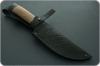 Нож Н6 Александр II орех, черный дамаск, текстолит : фото 10