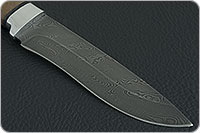 Нож Н6 Александр II орех, нержавеющий дамаск, алюминий : фото 4