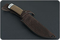 Нож Н6 Александр II орех, нержавеющий дамаск, алюминий : фото 9