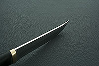 Нож Н5 Лесник граб (черное дерево), 95х18, латунь  : фото 7