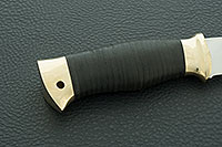 Нож Н8-Спецназ наборная кожа, эи-107, латунь  : фото 4