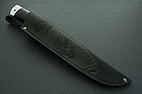 Нож Н7 Спасатель граб (черное дерево), эи-107, алюминий : фото 9