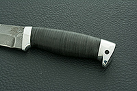 Нож Н5 Лесник наборная кожа, нержавеющий дамаск, алюминий : фото 6