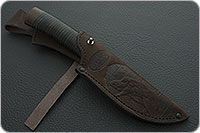 Нож Н6 Александр II наборная кожа, эи-107, текстолит : фото 9