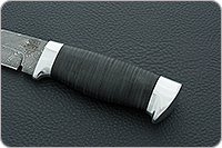 Нож Н9 Чикаго наборная кожа, нержавеющий дамаск, алюминий : фото 6