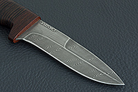 Нож Н9 Чикаго наборная кожа, нержавеющий дамаск, текстолит : фото 4