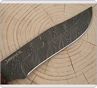 Нож Н7 Спасатель береста, нержавеющий дамаск, текстолит : фото 2