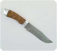 Нож Н7 Спасатель береста, нержавеющий дамаск, алюминий : фото 2