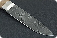 Нож Н15 Царевич орех, нержавеющий дамаск, алюминий : фото 4