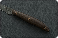 Нож Н26 Дачный накладки текстолит, черный дамаск, цельнометаллический : фото 6