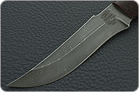 Нож Н27 Башкорт орех, черный дамаск, текстолит : фото 3