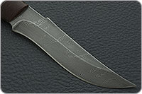 Нож Н27 Башкорт орех, черный дамаск, текстолит : фото 4