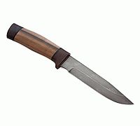 Нож Н33 Робинзон  орех, черный дамаск, текстолит : фото 9