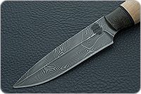 Нож НР3 Гумбольт орех, черный дамаск, текстолит : фото 3