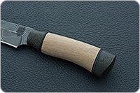 Нож НР3 Гумбольт орех, черный дамаск, текстолит : фото 6