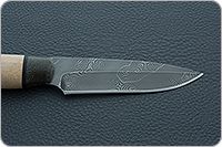 Нож НР3 Гумбольт орех, черный дамаск, текстолит : фото 7