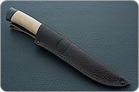 Нож НР3 Гумбольт орех, черный дамаск, текстолит : фото 10