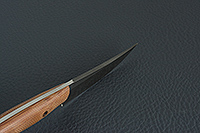 Нож НР18 Грибной накладки текстолит, черный дамаск : фото 7